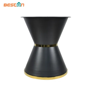 Furniture Large Round Black Metal Dining Table Restaurant Table Base