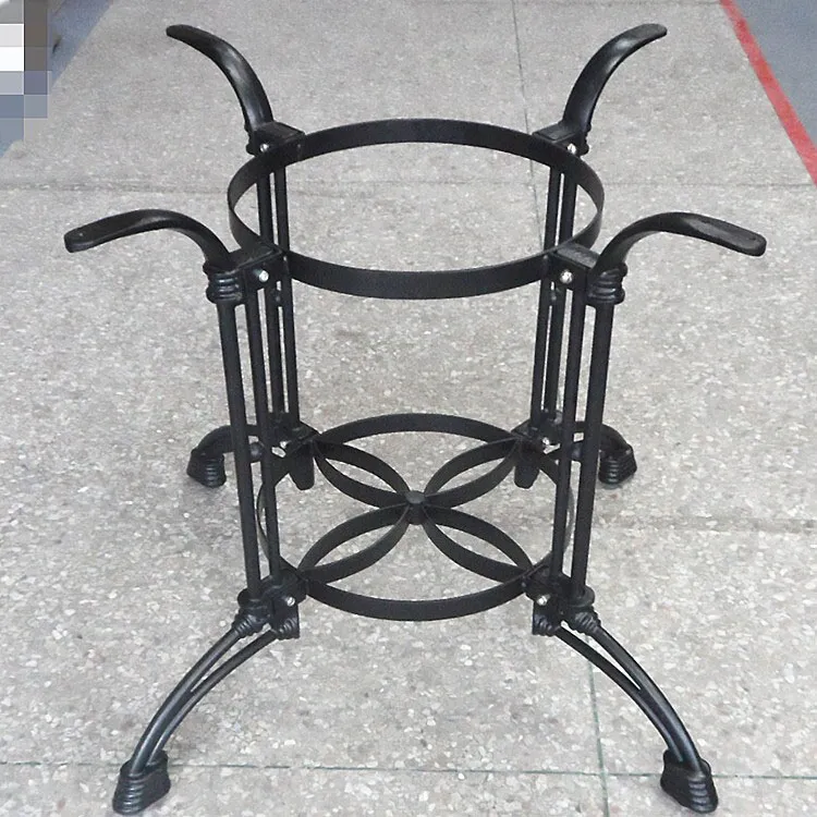 Antique Ornamental Wourght Cast Iron Table Legs for Restaurant Diner Table