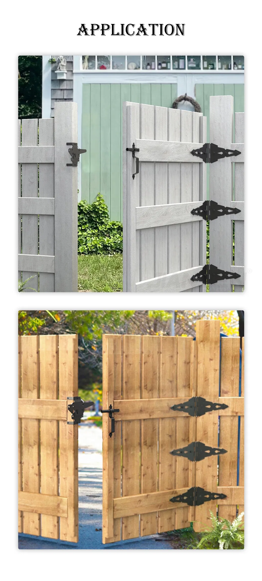 Kit Gate Hardware Sets for Wood Gates Fence Hardware