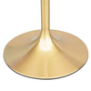New Design Titanium Gold Hairline Tulip Table Base for Dining Table