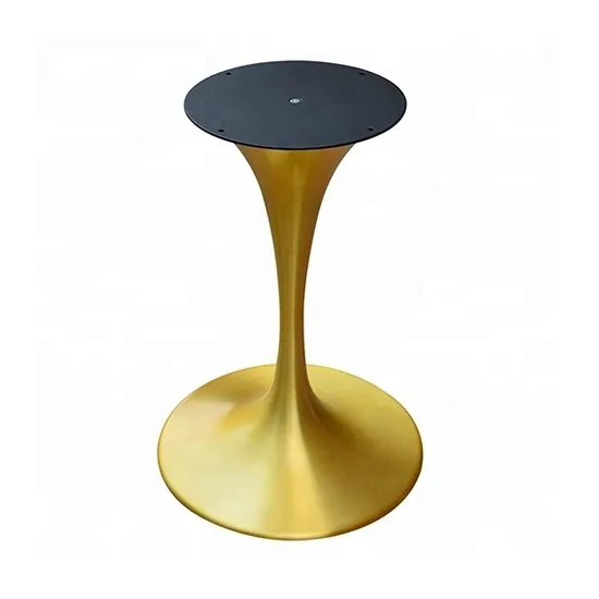 Iron Table Base Tulip Shape Dining Table Base Metal Furniture Legs