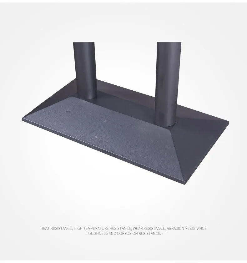 Round Marble Glass Furniture Restaurant Steel Metal Table Base