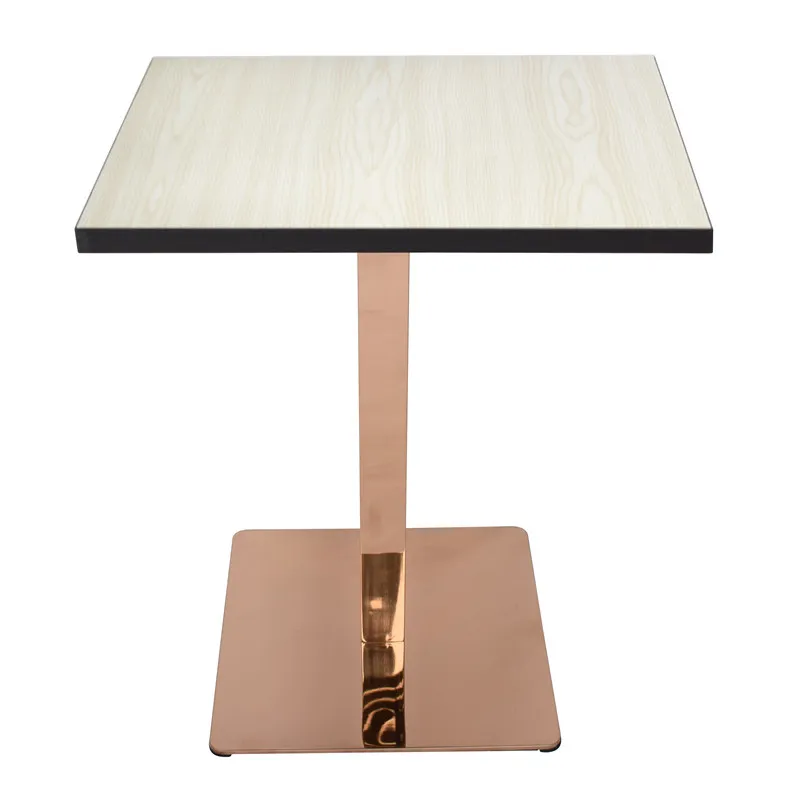 Furniture Part Rose Gold Stainless Steel Table Base Dining Table Legs