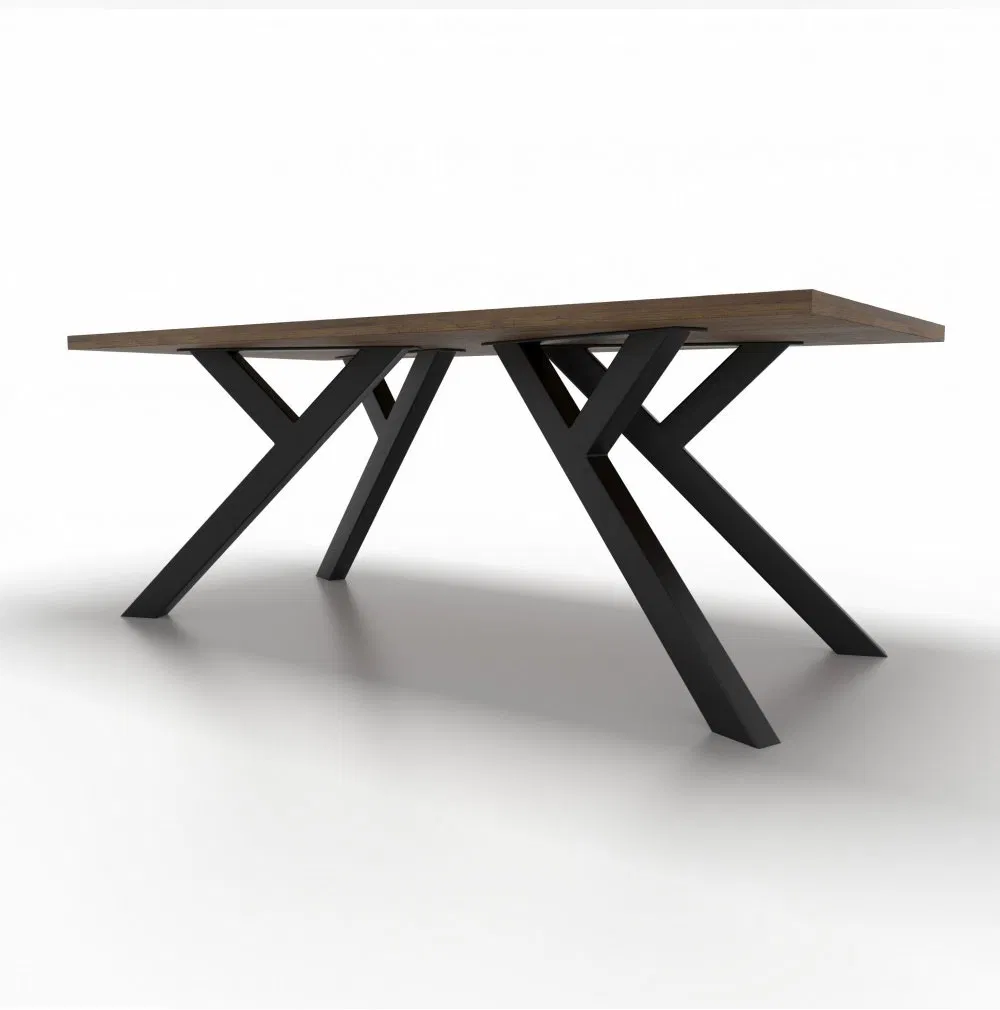 MID Century Farmhouse Y Base Metal for Wood Furniture Steel Table Legs