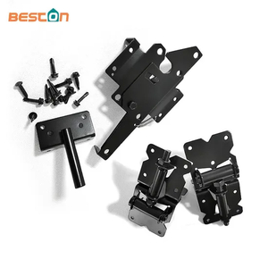 Garden Gate Fence Latches for Wood Vinyl Fence Post Mount Locking Hardware