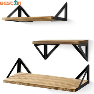 Floating Shelves Brackets Wall Mounted Rustic Wood Wall Storage Shelves Brackets