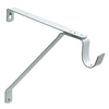 Extra Thick Rustic Black Iron Finish Hardware Multiple Sizes Shelving Brackets