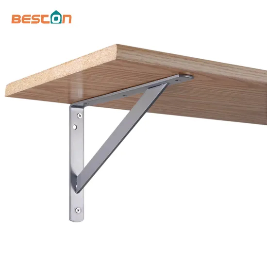 Shelf Bracket Powder Coated Iron Metal Floating Wall Shelf Bracket