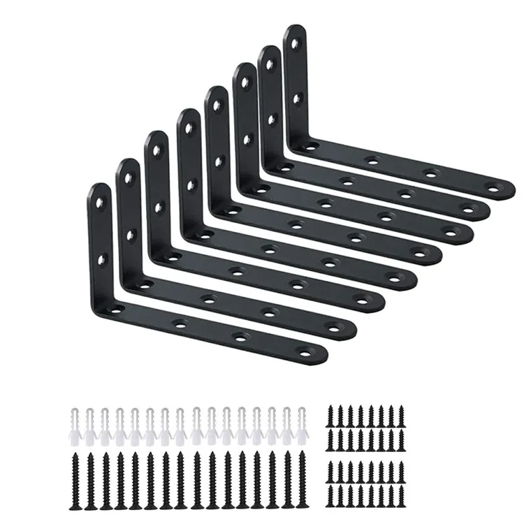 Shelf Brackets Heavy Duty Black Shelves Brackets Steel L Corner Brace
