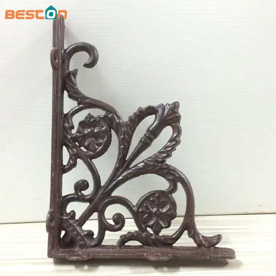 Custom High Quality Antique Triangle Cast Iron Wall Bracket