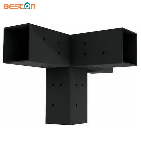 Elevated Wood Stand Kit Outdoor Garden Steel Pergola Brackets Pergola Kits