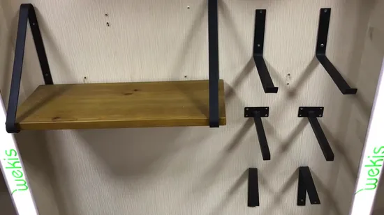 Rustic Metal Wall Supports Shelf Brackets