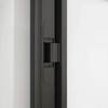 Commercial Home Alu-Framed Hinged Swing Door with Frosted Glass