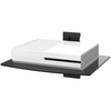 Glass TV Stand Wall Mounted Computer Screen Caddy Top Adjustable TV Shelf