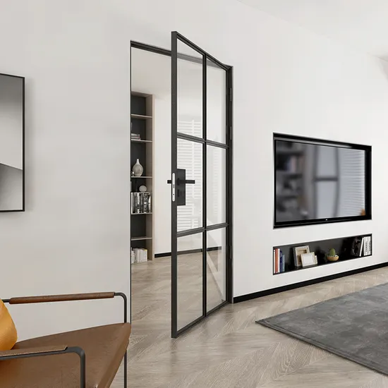 Powder Coating Alu-Framed Hinged Aluminum Swing Glass Doors