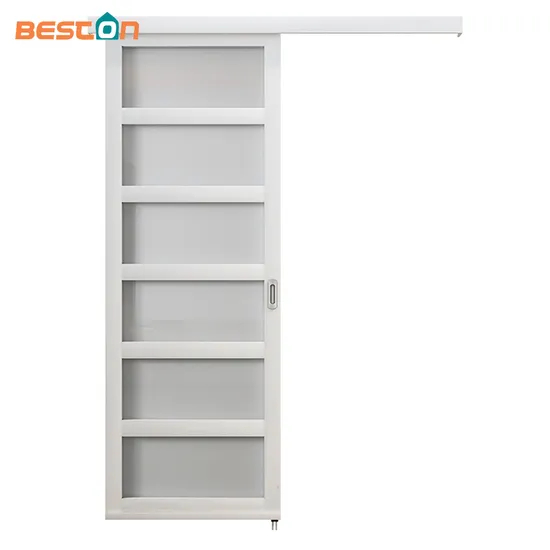 Bedroom Interior Decoration Plastic Graphic Design Sliding Glass Door with Hardware