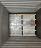 Black Carbon Steel Frame Glass Sliding Barn Door Leaf