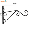 Garden Heavy Duty Metal Brackets Hanging Plants Bracket Hook for Bird Feeders