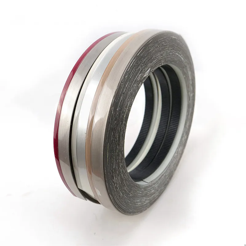 Plastic Cabinet Edging PVC Edge Banding Tape Rubber Wood Grain Edge Strips