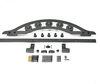 One Piece Wrought Iron Fan-Shaped Royal Roller Sliding Barn Door Hardware