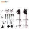 Stainless Steel 304 Wood Chrome Sliding Barn Door Hardware