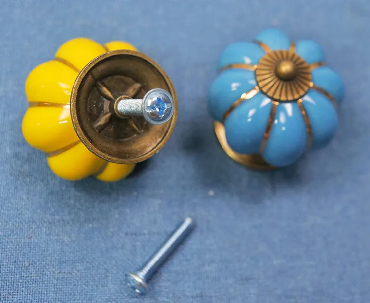 Drawer Wardrobe Cupboard Round Cabinet Ceramic Cabinet Knob