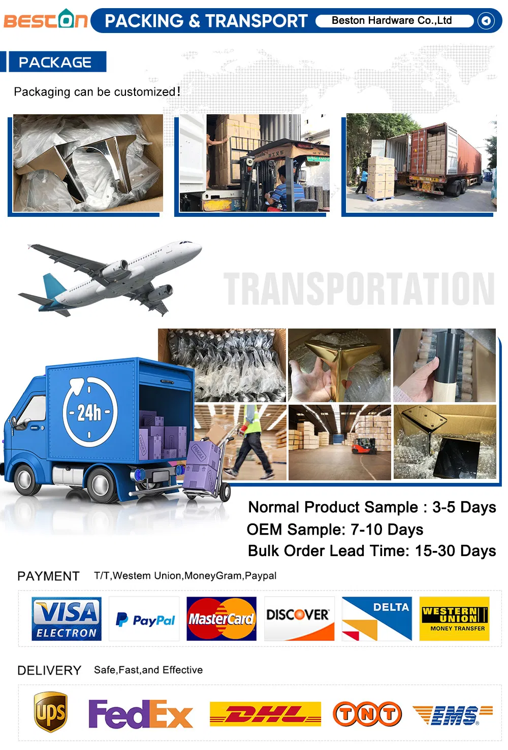 Furniture Hardware Lid Stay Door Gas Spring Lift Support Gas Struts