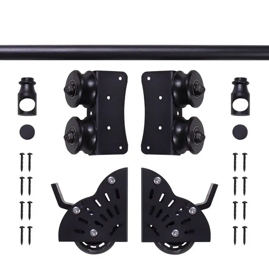 Library Ladder Hardware 4m Steel Sliding Bookshelf Ladder Hardware Kit