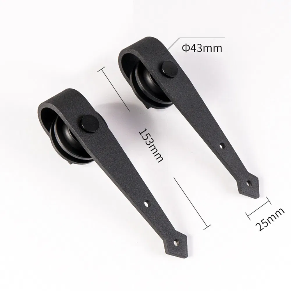 Steel Sliding Wholesale Barn Door Hardware System Concealed Sliding Door Hardware