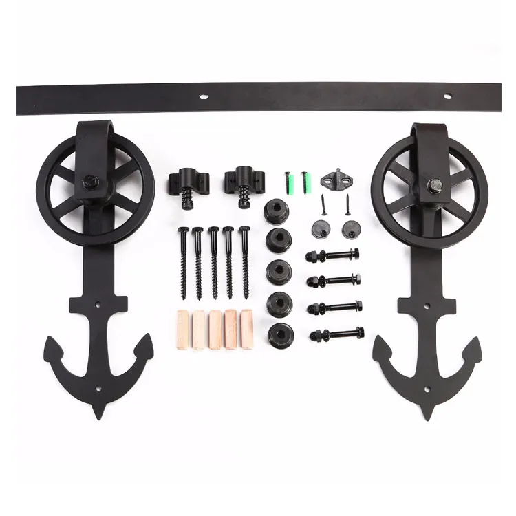 Industrial Grade Ultra-Quiet Bearing Sliding Barn Door Hardware Sliding Barn Door