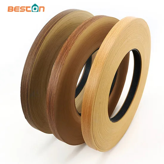 Glossy Plastic PVC Co-Extruded Edge Banding Strip Profile
