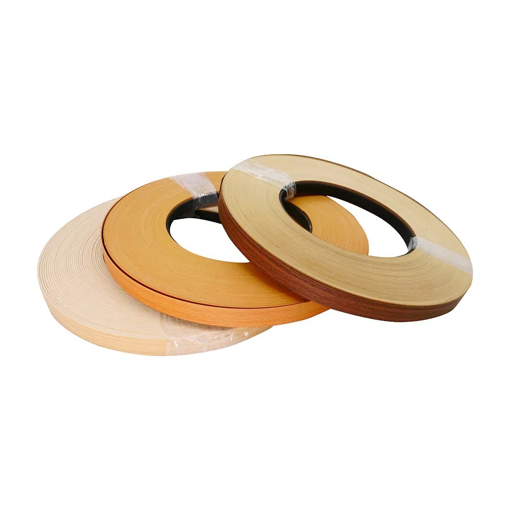 Glossy Plastic PVC Co-Extruded Edge Banding Strip Profile