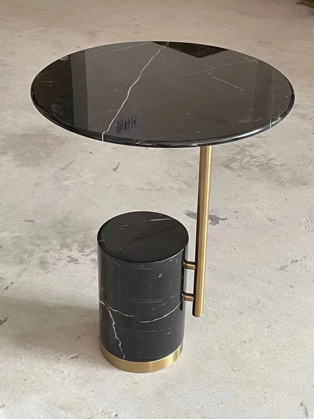 Coffee Table Balcony Living Room Small Round Table Marble