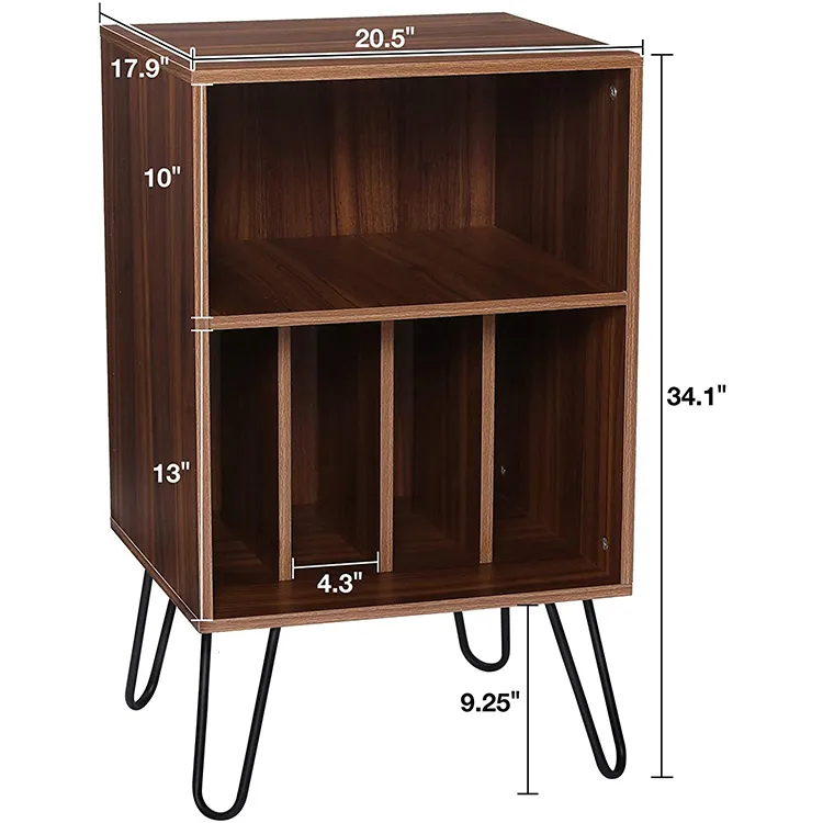 Frame Brown Stackable Night Stand Side Bedroom Furniture Night Stand End Table