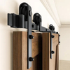 Metal Barn Door Accessories Steel J Shape Sliding Barn Door Hardware Kits