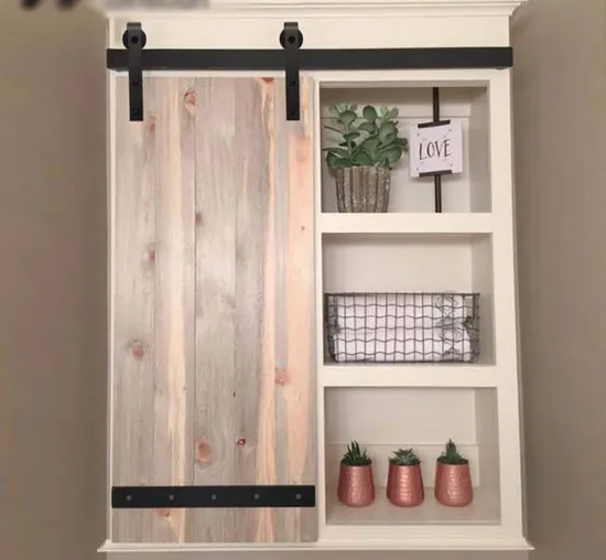 Rustic Classic Design 12FT Sliding Double Barn Door Hardware