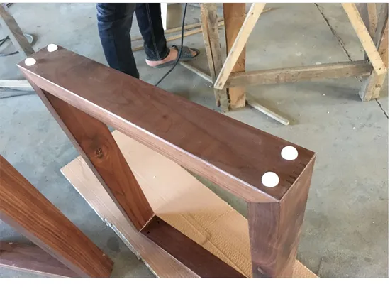 Unfinished Solid Wood Table Leg/Table Legs for Sale Wood/Outdoor Table Legs