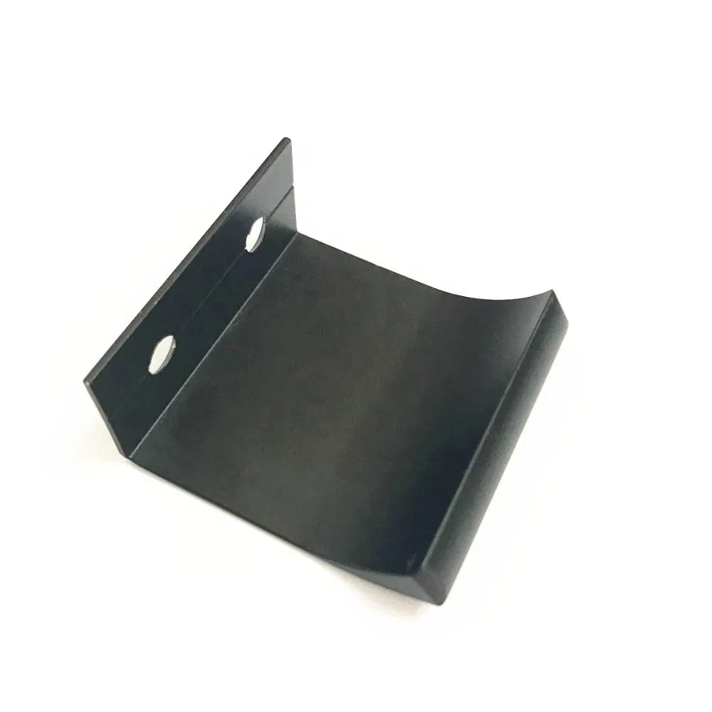 Matt Black Brushed Color Finishing Kitchen Aluminium Door Edge Profile Cabinet Handle