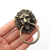 Antique Color Lion Head Design Shape Drawer Ring Knob Pull Handle
