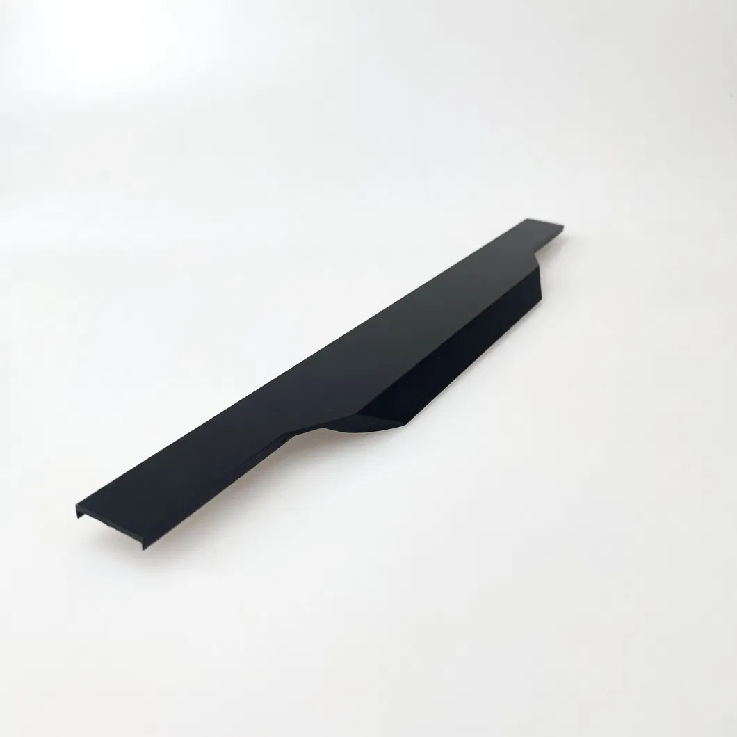 Aluminum Wardrobe Door Finger Pull Profile Handle Furniture Handles