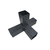 4X4 Ss 3-Way Right Corner Pergola Bracket with 4 Flange Anchors