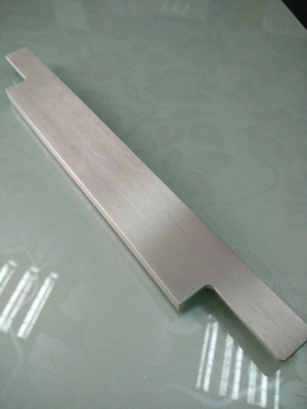 Furniture Edge Profile Handle Aluminum Kitchen Cabinet Wardrobe Door Finger Pull Handle