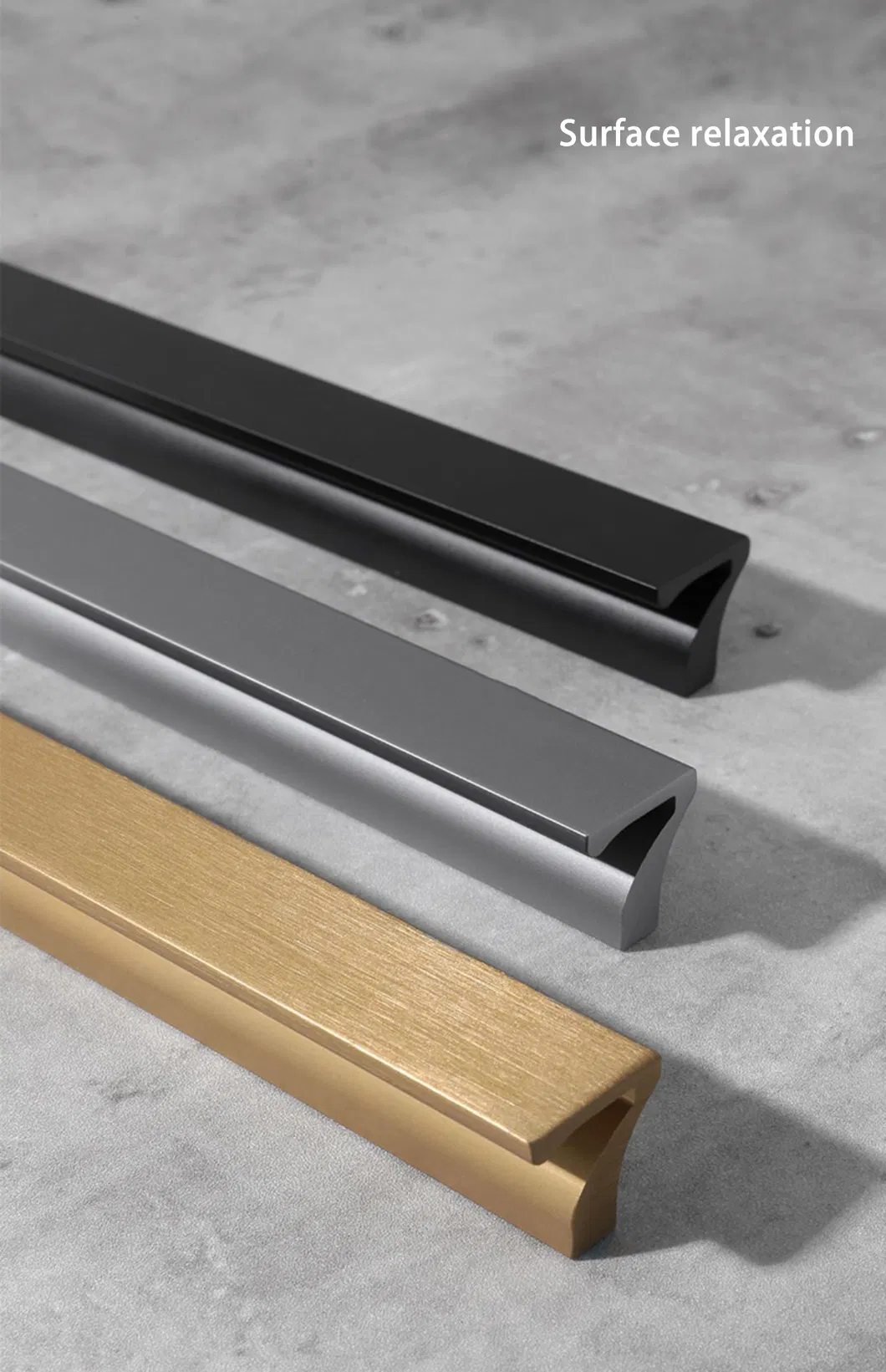 Modern 7-Figure Aluminum Alloy Furniture Cabinet Drawer Closet Door Handle