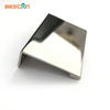 Bedroom Furniture Hardware Aluminum Alloy Chrome Kitchen Cabinet Drawer Edge Pull Handle
