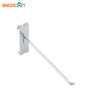 Grid Panel Metal Garment Chrome Display Hook Slatgrid Peg Hooks