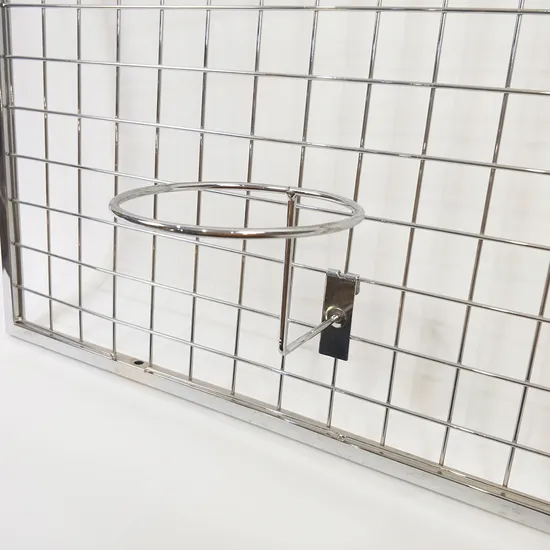 Wholesale Wire Hat Display Single Metal Hooks Mesh Stand