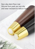 7-Shaped Solid Wood Furniture Support Legs Brown Solid Wood Legs