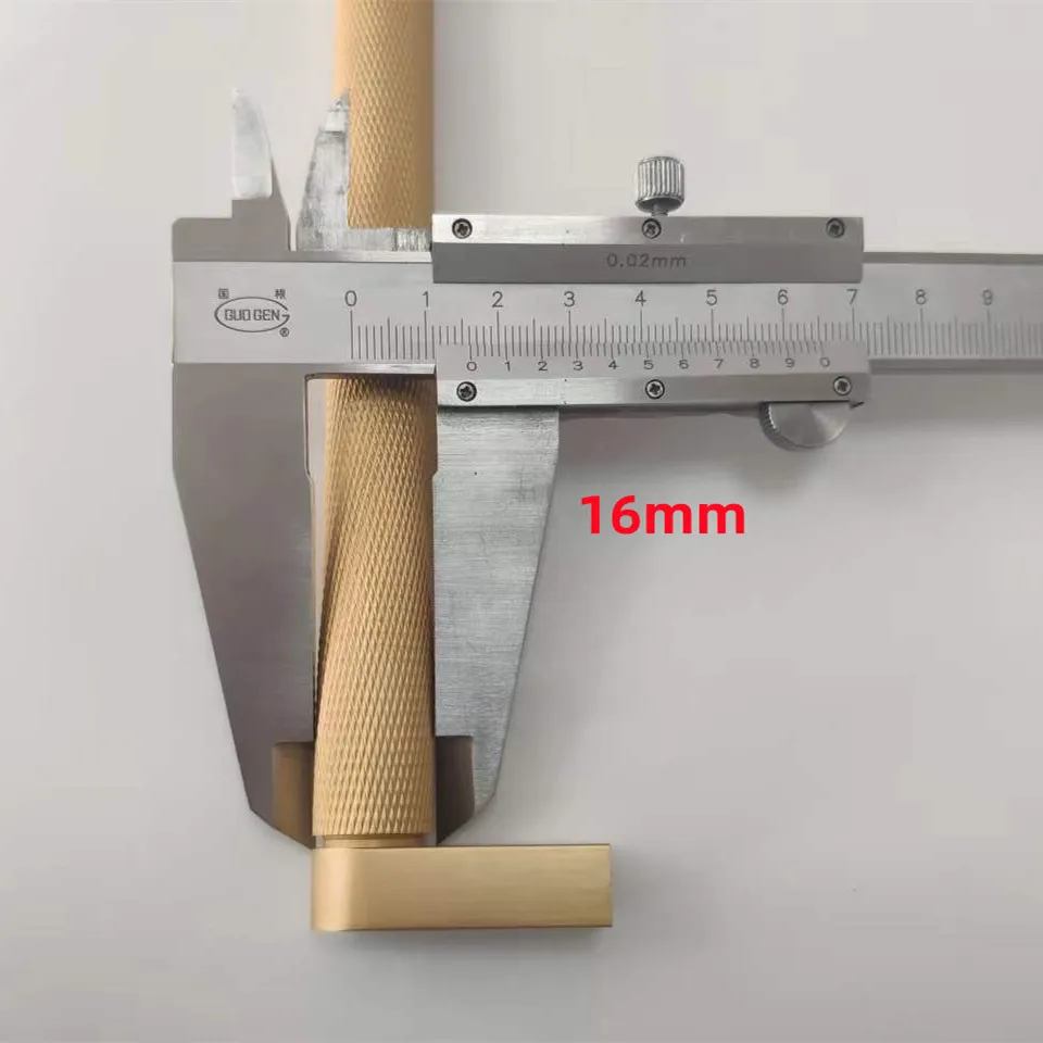 Cabinet Knurled Handle 16mm Dia Kitchen Solid Black Matt Drawer Handle Pull