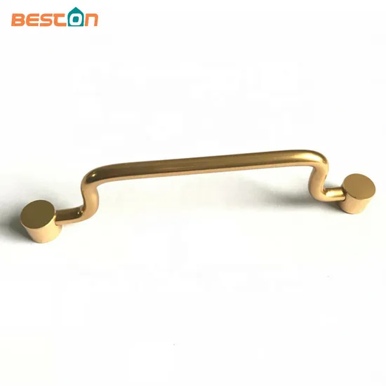 Gold Aluminum Alloy Modern Kitchen Hardware Cabinet Door Pull Handle