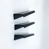 Kitchen Black Handle for Drawer Cabinet Modern Aluminum Furniture Edge Finger Pull